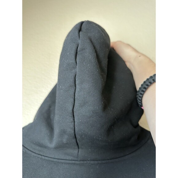 Palm Angels Oversize Black Hoodie with Broken Palm Tree Size Large Gently Used - Picture 9 of 9